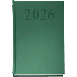 Naptár, tervező, A5, napi, 2027, zöld