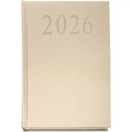 Naptár, tervező, A5, napi, 2027, bézs