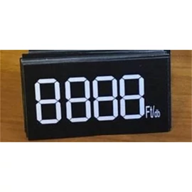 Papír árjelző digitális karakterekkel, 30x55 mm, 200 db/cs, fekete