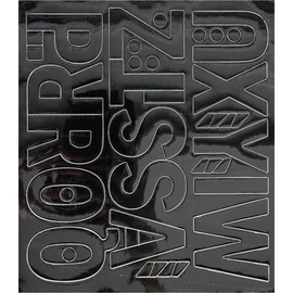 Öntapadós matrica, 5 cm-es, betűlap, ABC második fele, fekete