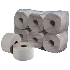 Toalettpapír, 1 rétegű, nagytekercses, 130 m, 19 cm átmérő, "Vella", natúr