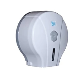 Toalettpapír adagoló, 32,5x31x13 cm, "Yes", fehér