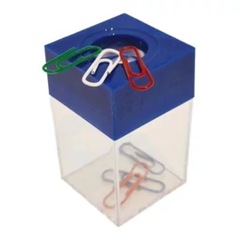 Gemkapocstartó, mágneses, átlátszó-kék