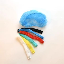 Egészségügyi hajháló, harmonika forma, piros