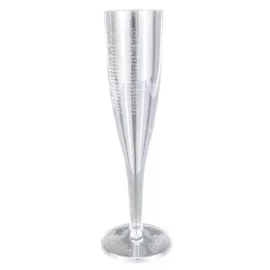 Pezsgőspohár, 1 dl, 10 db, "Party", kristály