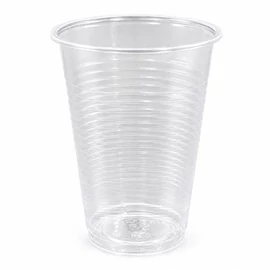 Műanyag pohár, 2 dl, 100 db, átlátszó
