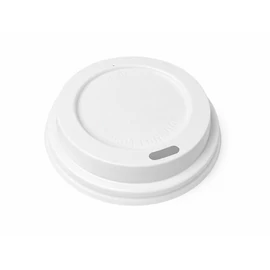 Tető, ivólyukkal, 2 dl-es papírpohárhoz, 75 mm átmérő, 50 db, fehér