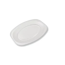 Hab hidegtálas tálca, 35x25x3 cm, 3 személyes, 10 db, fehér