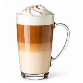 Üvegbögre, füllel, 2 db-os szett, íves 40cl "TeaTime"