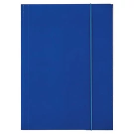 Gumis mappa, 15 mm, karton, A4, ESSELTE "Economy", sötétkék