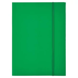 Gumis mappa, 15 mm, karton, A4, ESSELTE "Economy", zöld