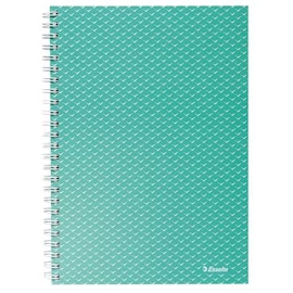 Spirálfüzet, A5, vonalas, 80 lap, ESSELTE "Colour`Breeze", zöld