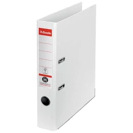 Iratrendező, 50 mm, A4, környezetbarát, élvédő sínnel, ESSELTE "No.1", fehér