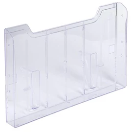 Katalógustartó fali elem, A4, fekvő, EXACOMPTA "Office", áttetsző