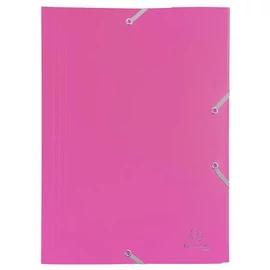 Gumis mappa, PP, A4, EXACOMPTA "Opak", fukszia