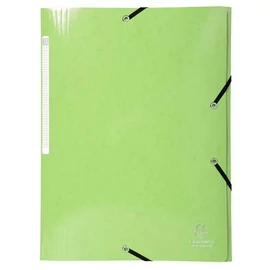 Gumis, mappa, karton, A4, EXACOMPTA "Iderama", világos zöld