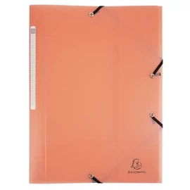Gumis mappa, PP, A4, EXACOMPTA "Chromaline Pastel", korall