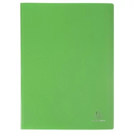 Bemutatómappa, 30 zsebes, A4, EXACOMPTA "Opak", zöld