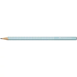 Grafitceruza, B, háromszögletű, FABER-CASTELL "Sparkle", metál óceánkék