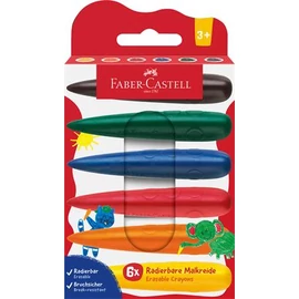 Zsírkréta készlet, FABER-CASTELL, 6 különböző szín