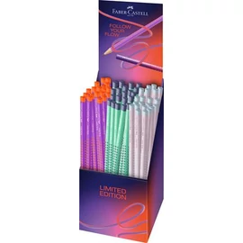 Grafitceruza display, B, háromszögletű, FABER-CASTELL "Grip 2001 Flow", vegyes színek