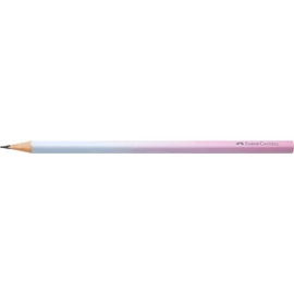 Grafitceruza, B, háromszögletű, FABER-CASTELL "Flow", rózsa-égkék