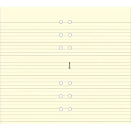 Kalendárium betét, jegyzetlap, personal méret, vonalas, FILOFAX, krémszín