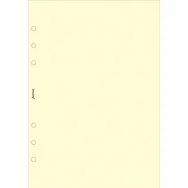 Kalendárium betét, jegyzetlap, personal méret, sima, FILOFAX, krémszín