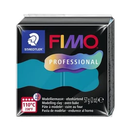 Gyurma, 57 g, égethető, FIMO "Professional", petrol
