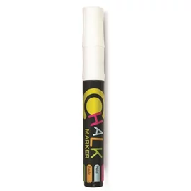 Krétamarker, 2,5 mm, 1 db/bliszter, FLEXOFFICE "Chalkmarker", fehér
