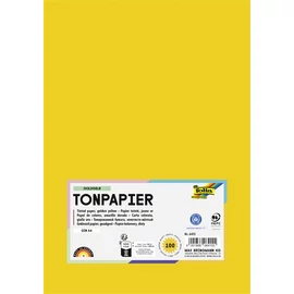 Színes papír, A4, 130 g, 100 lap, FOLIA, aranysárga