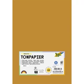 Színes papír, A4, 130 g, 100 lap, FOLIA, terrakotta