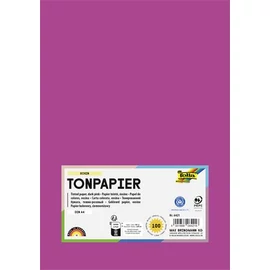 Színes papír, A4, 130 g, 100 lap, FOLIA, sötét rózsaszín