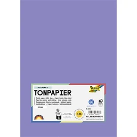 Színes papír, A4, 130 g, 100 lap, FOLIA, ibolyakék