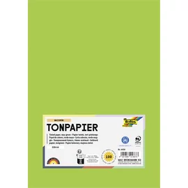 Színes papír, A4, 130 g, 100 lap, FOLIA, tavaszzöld