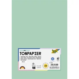 Színes papír, A4, 130 g, 100 lap, FOLIA, menta