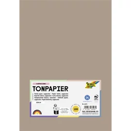 Színes papír, A4, 130 g, 100 lap, FOLIA, cappuccino