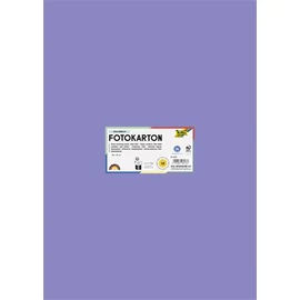 Dekorkarton, 2 oldalas, 50x70 cm, 300 g, 10 lap, FOLIA, ibolyakék