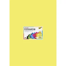 Dekorkarton, 2 oldalas, 50x70 cm, 300 g, 10 lap, FOLIA, vegyes színek