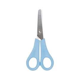 Olló, iskolai, kerekített, 13,5 cm, FOLIA, vegyes színek