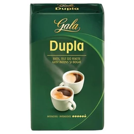 Kávé, pörkölt, őrölt, 250 g, GALA "Dupla"