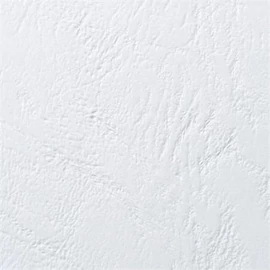 Hátlap, A4, 250 g, bőr mintázat, GBC "LeatherGrain", fehér