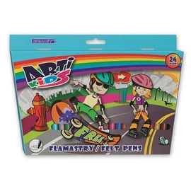 Filctoll készlet, GRANIT "Arti Kids", 24 különböző szín