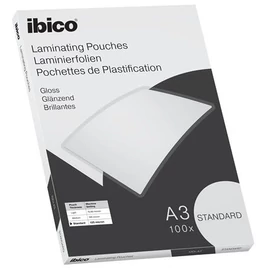 Meleglamináló fólia, 125 mikron, A3, fényes, IBICO "Standard"