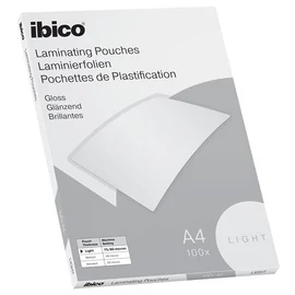 Meleglamináló fólia, 80 mikron, A4, fényes, IBICO "Light"