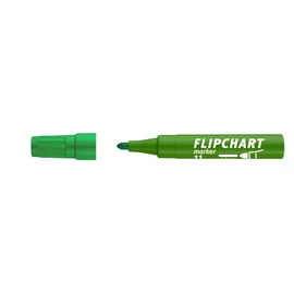 Flipchart marker, 1-3 mm, kúpos, ICO "Artip 11", zöld