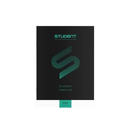 Füzet, tűzött, A4, vonalas, 32 lap, ICO "Student Premium", "81-32", fekete