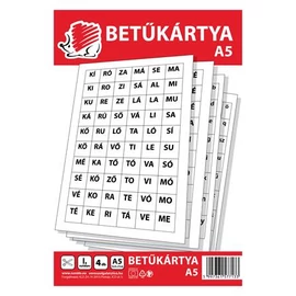 Betűkártya, A5, ICO "Süni"