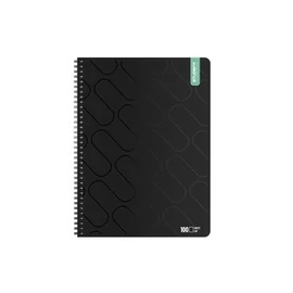 Spirálfüzet, A4, sima, 100 lap, ICO "Student Premium", vegyes színek