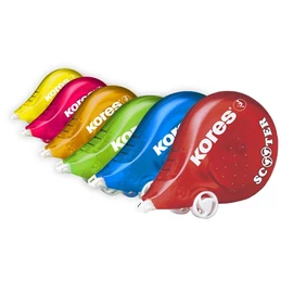 Hibajavító roller, 4,2 mm x 8 m, KORES "Scooter", vegyes színek